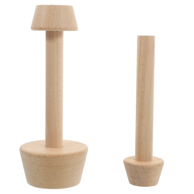2 moldes de madera de doble cara para tartaletas de huevo, ideales para el hogar, para hacer tartas, muffins y postres, prácticos para hornear en la cocina