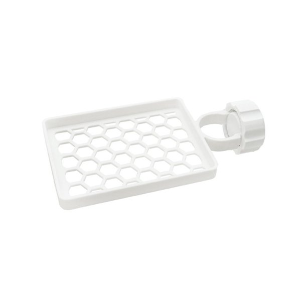 Escurridor de cocina versátil Perfecto para organizar esponjas y utensilios de lavado de platos Construcción de plástico duradero para una limpieza fácil y un drenaje eficiente del agua