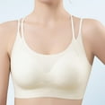 thumbnail image 3 of Otvok Seamless Underwear Womens Ice Silk Fixed Cup Beautiful Back without Steel Ring Plus Size Bra, 3 of 6