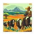 thumbnail image 1 of Herding the Churned Earth - Canvas, 1 of 10
