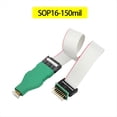 thumbnail image 2 of Chip Burn Write Probe Flexible Cable Detachable Design Download Line Programmer Micro-Type Chip Pogo Pins SOP16-150mil, 2 of 8