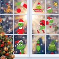 thumbnail image 2 of Calcomanías navideñas para ventanas Decoraciones para ventanas Calcomanías para ventanas Decoraciones para ventanas Accesorios para fiestas navideñas Calcomanías para ventanas Grinch de Navidad… esquí esquí Gafas de esquí, 2 of 5