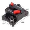 thumbnail image 2 of Support de Fusible de Disjoncteur Robuste avec Interrupteur de Réinitialisation Manuelle 30A 300A, 2 of 9