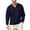 Navy, variant on Sweatshirts for Men 2026 Fall Winter Long Sleeve Plain V Neck Jacquard Knitted Sweatshirt Mens Pullover Top