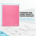 thumbnail image 4 of Enday Folder with Pockets and Prongs 2 Pocket Portfolio Folder for School and Office Pink, 4 of 7