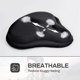 thumbnail image 4 of Funda ancha para sillín de bicicleta de gel con funda de asiento de espuma viscoelástica hueca antideslizante para hombres y mujeres, 4 of 5