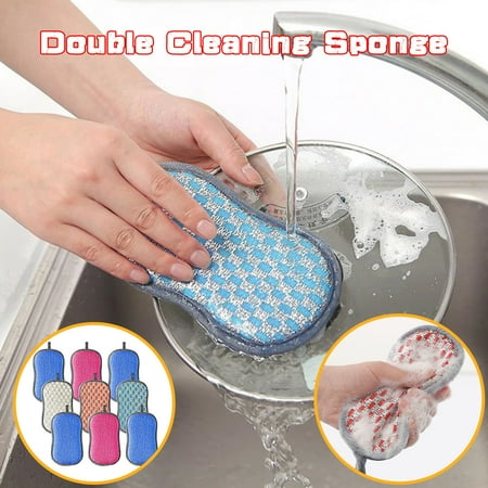 

Cleaning Brush Nonstick Tool Washing Dish Bowl Towel Fiber Oil Strong Pot Kitchen Supplies Cleaner Cleaners