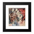 thumbnail image 2 of Louis Glackens 12x13 Black Modern Framed Museum Art Print Titled - When the Ice Man Gets There (1906), 2 of 5