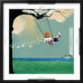 thumbnail image 5 of Art.com Swinging Art Print by Nancy Tillman, Black Frame Wall Art, 21" x 21", 5 of 5