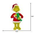 thumbnail image 3 of Christmas Holiday Greeter Dr. Seuss' The Grinch in Adult Ugly Sweater 10.23 in x 6.69 in x 18.89 in 1.21 lb, 3 of 5
