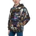 thumbnail image 6 of Youth Cartoon Hoodie Fashion Long Sleeve Kids Pullover Coat Casual Hoody Hooded Sweatshirts for Boys Girls, 6 of 8