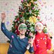 thumbnail image 4 of 1Este de Navidad Cosplay Traje Festival Sombrero Sombrero Props Lentes Marcos Props, 4 of 6