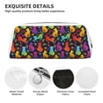 thumbnail image 4 of Uemuo Colorful Cats Printed Leather Pencil Case, Pencil Pouch, Portable Pencil Bag, Pen Case for& Office, 4 of 7