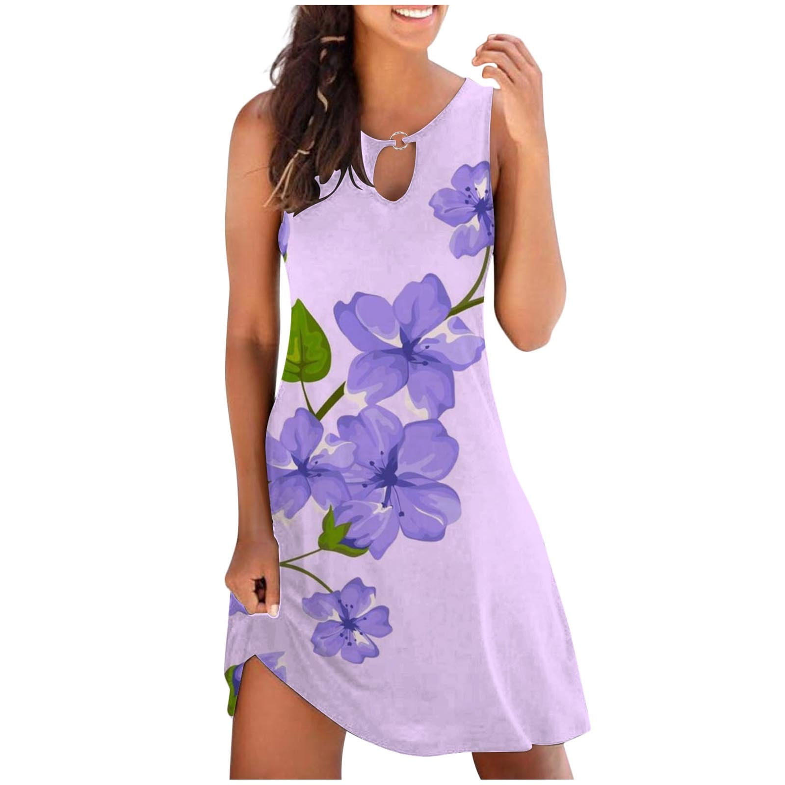 TIHLMK Summer Maxi Dresses for Women 2023 Sales Clearance Women Casual