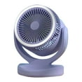 thumbnail image 2 of Fiudx Ventilador de Escritorio Portátil, Linterna Led con Luz, Refrigeración Ajustable 360°, Batería Recargable de 2400 Mah, Ideal para Oficina, Dormitorio, Uso En Exteriores, Tamaño Compacto 22 X 18, 2 of 6