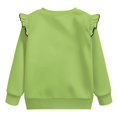 thumbnail image 5 of Uorisanigo Girl Sweatshirt Pullover Hoodies Long Sleeve Crewneck Sunflower Capybara Pullover Tops Long Sleeve Sweatshirts for Girls Age 1-2 Casual Hoodies, 5 of 7