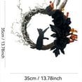 AROKOKO Wreath Halloween Moon Garland Decoration Original Wreath Door