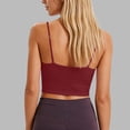 thumbnail image 3 of WRFWUL Camisole with Built in Bra for Women, Summer Spaghetti Strap Modal Padded Tank Tops with Shelf Bras, 3 of 4