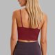 thumbnail image 5 of Camisetas de Cuello Sólido sin Mangas para las Mujeres Camisola Moda Casual Camisetas sin Mangas de Cuello en U de Longitud Regular para las Mujeres, 5 of 5