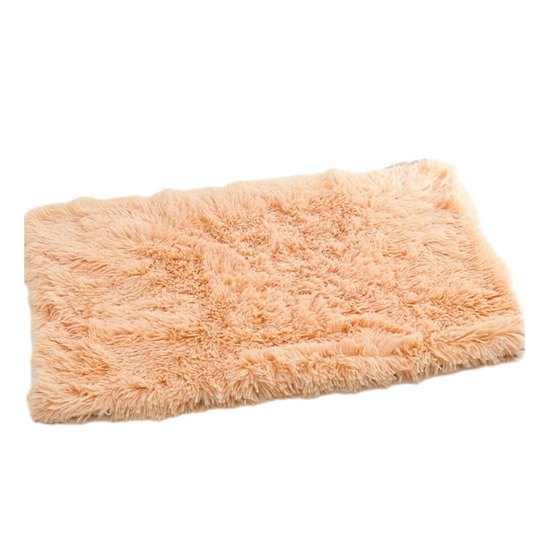 Methold Estera suave y cálida para mascotas, ligera y fácil de llevar, para mascotas pequeñas, manta suave y cálida y esponjosa para Hábitats y jaulas para animales pequeños albaricoque l