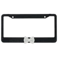 thumbnail image 1 of 7 Rows Bling Diamond Crystal License Plate Frame With Bow Tie, 1 of 5