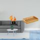 thumbnail image 2 of Escultura de y cesta tejida, conjunto decorativo de resina tallada, organizador, bandeja , elegante regalo artesanal, ideal para la sala d, 2 of 8