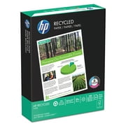 HP Office Recycled Paper, 92 Brightness, 20lb, 8-1/2 x 11, White, 500 Shts/Ctn
