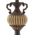 thumbnail image 4 of DecMode Brown Polystone Traditional Table Lamp 30", Set of 2, 4 of 17