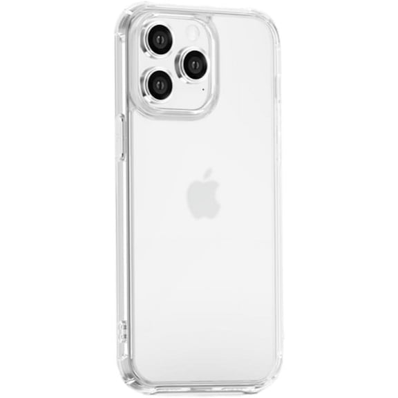 Compatible with iPhone Case,Crystal Clear Transparent Matte Tempered Glass [ Drop & Corner Protection] Soft Shockproof Cover Phone Case (Clear,iPhone 12)