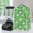 thumbnail image 5 of Yuyamidu Cute Dog Blender Cover Green Leaf Juicer Cover Anti Splash Coffee Maker Cover Soy Milk Maker Cover Stand Mixer Case St. Patrick's Day Kitchen Appliance Cover Decor, 5 of 6