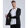 thumbnail image 4 of Locachy Veste à Capuche Légère pour Hommes UPF 50+ Protection Solaire Extérieure à Fermeture Éclair Complète Manches Longues pour la Pêche Randonnée Performance, 4 of 8