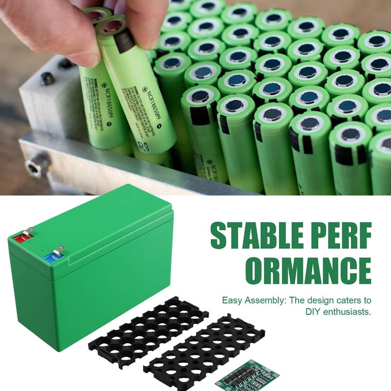 12V Lithium Battery Storage Box 18650 Battery DIY Packs Case 3S40A ABS Battery Shell Holder
