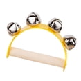 thumbnail image 2 of Tambor de instrumento de percusión de s de madera para fiestas, vacaciones, , niñas, regalos Amarillo Yuyangstore Pulsera campanilla, 2 of 8