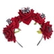 thumbnail image 1 of CRÁNEO ROSA Diadema Disfraz de mujer Hugo diademas de flores de halloween, 1 of 9