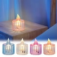 thumbnail image 1 of ¡Precios Bajos!, Vela electrónica LED navideña con mecanismo de cera de té, luz nocturna, adorno para festival, candelabro, luz de noche, luz de cristal Akmoler, 1 of 8