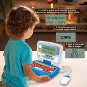 Lexibook Power Junior, Bilingual Educational Laptop English/Spanish with 40 Activities Including a New Way to Learn How to Read and Count