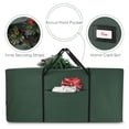 thumbnail image 5 of Hearth & Harbor Christmas Tree Storage Bag made from Durable Fabric, Fits up to 9 ft Holiday Trees - Green, 5 of 7