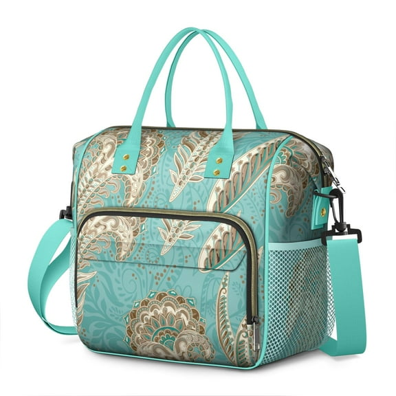 Boho Mandala Paisley Lunch Box – Stylish Foldable Cooler for Women Ideal Gift for Mother’s Day