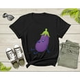 thumbnail image 7 of Cute Purple Sleeping Eggplant Vegetable Vegetarian Resting T-Shirt Eggplant Lover Gift T Shirt for Men Women Kids Boys Girls Graphic Tshirt, 7 of 7