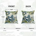 thumbnail image 6 of Chinoiserie Pillow Covers 20x20 Set of 2,Blue and White Pillow Covers Outdoor Decorative Linen Pillow Covers for Couch Bed Sofa Cushion Farmhouse Pillowcases, 6 of 7