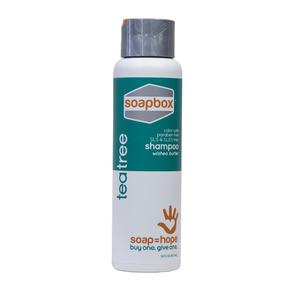 SoapBox Shampoo, Tea Tree, 16 Oz