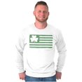 thumbnail image 3 of St Patrick's Day Irish-American Pride Long Sleeve TShirt Men Women Brisco Brands S, 3 of 6