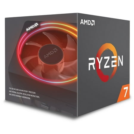 Refurbished AMD YD270XBGAFBOX Ryzen 7 2700X 8-Core 3.7 GHz Processor with Wraith Prism LED
