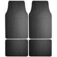 thumbnail image 1 of Unique Accessories 78911 Rubber Floor Mat- Black - 4 Piece, 1 of 1