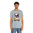 thumbnail image 5 of Skateboarding Bulldog Unisex T Shirt, 5 of 12