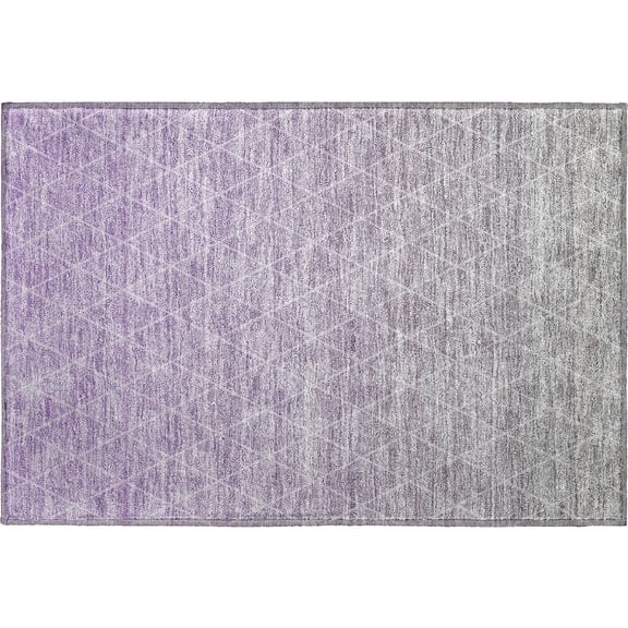 Dalyn Rugs Premium Machine Washable Mayfield AMF1175 Lavender 1'8" x 2'6" Rug