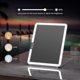 thumbnail image 2 of Makeup Mirror, Illuminated Makeup Mirror, LED Mirror, Touch Screen Travel Mirror (White), 2 of 4