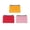 yellow, red, pink, variant on 3 Pack Canvas Coin Purse, 3 x 5 Inch Zipper Change Pouch, Small Mini Organizer Bags in Household Daily Use 