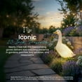 thumbnail image 4 of Union Products 23" Light Up Wild Goose Garden Statue, Seasonal Outfit Compatible, White, 4 of 7