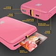 thumbnail image 2 of KODAK Step Instant Photo Printer with Bluetooth/NFC, Zink Technology App for iOS & Android (Pink) Prints 2x3” Sticky-Back Photos., 2 of 6